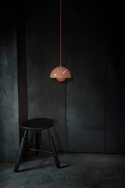 Twin Dome Metal Pendant Light