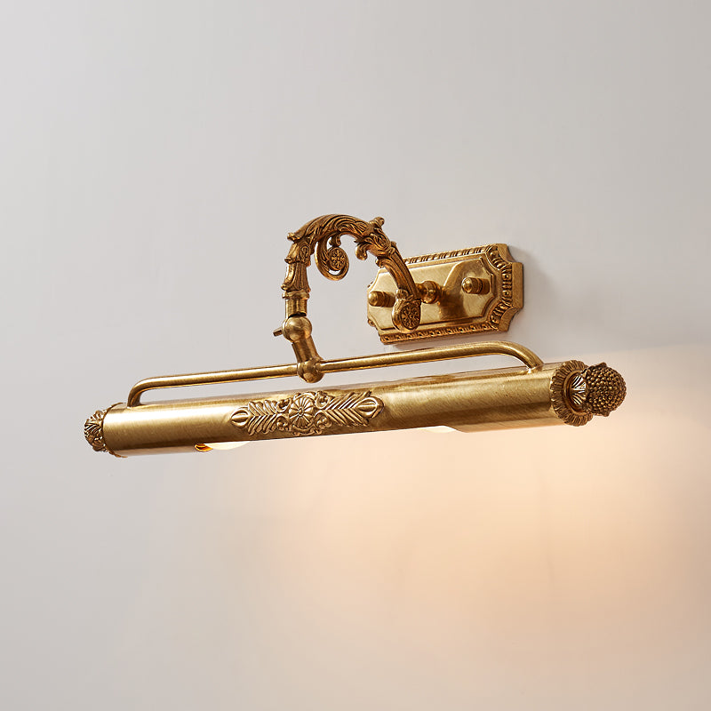 Ornate Brass Picture Wall Light
