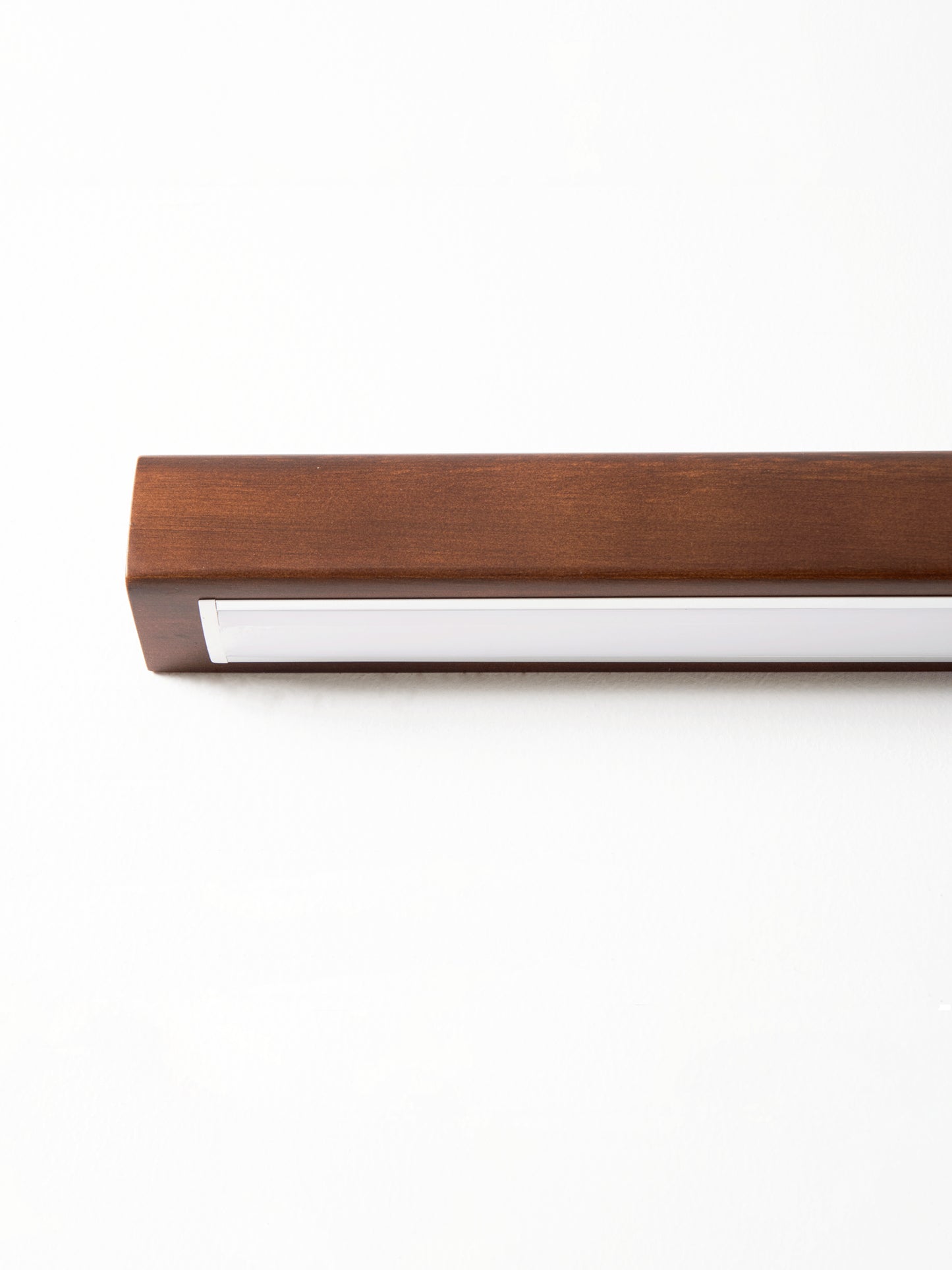 Slim Wood Linear Wall Light