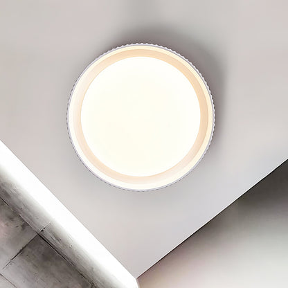 Fluted Resin Disc Ceiling Light