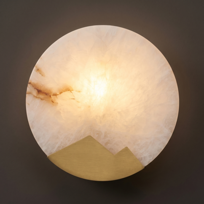 Sculptural Alabaster Wall Light