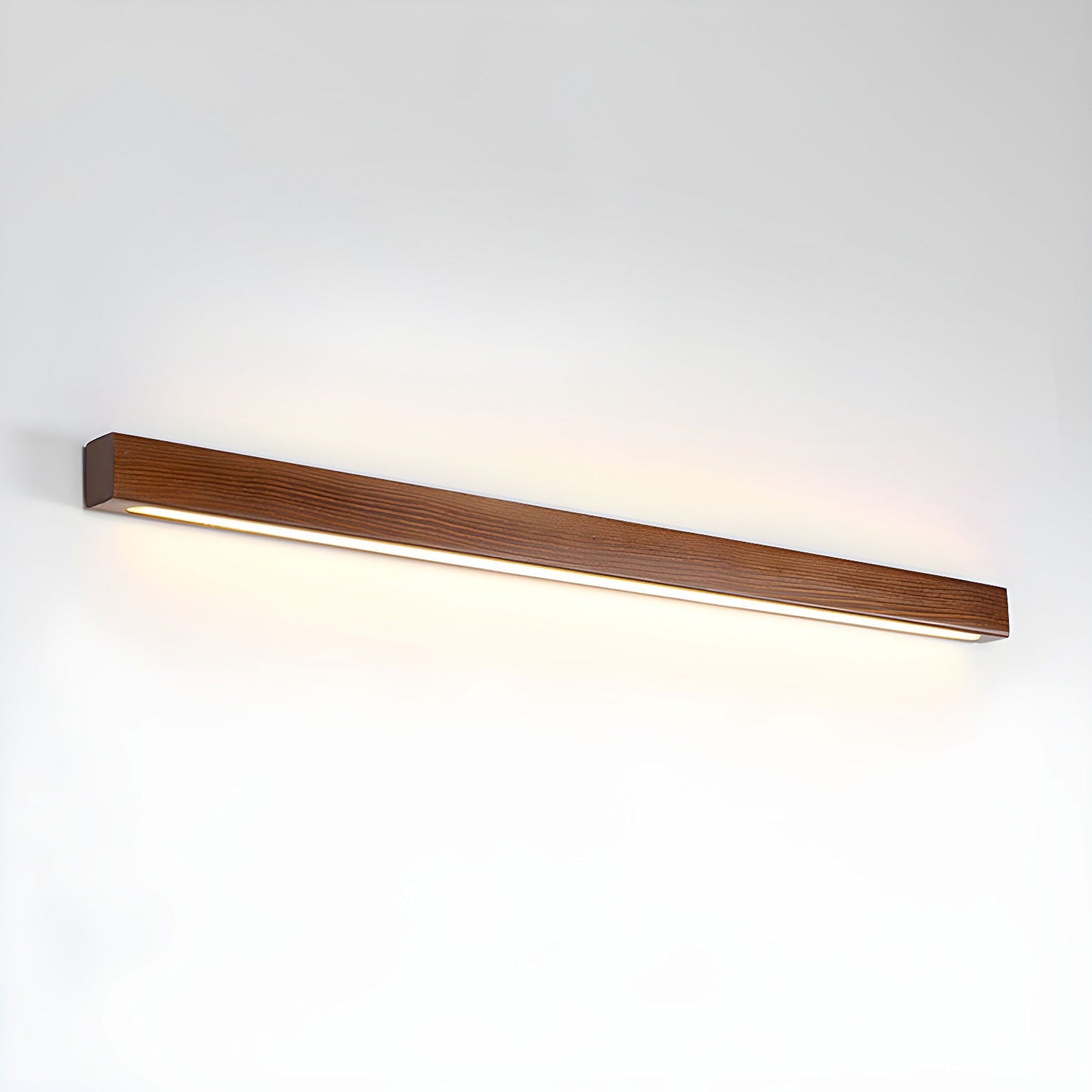 Slim Wood Linear Wall Light
