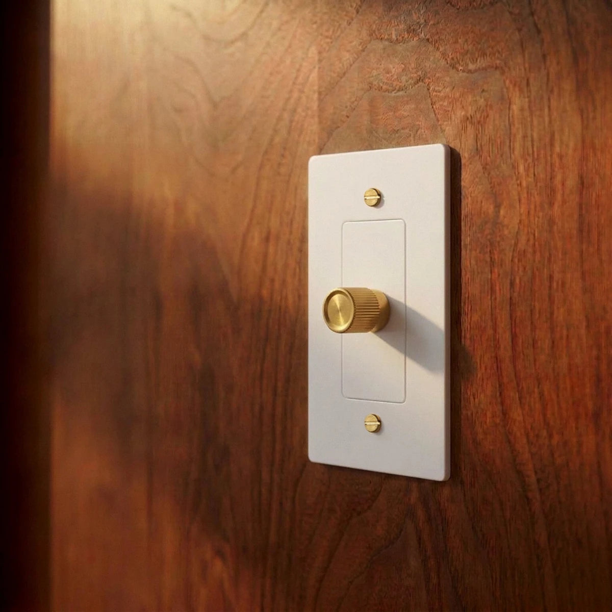Norvessa Vintage Brass Rotary Dimmer Switch