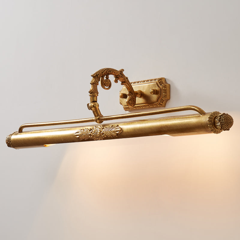 Ornate Brass Picture Wall Light