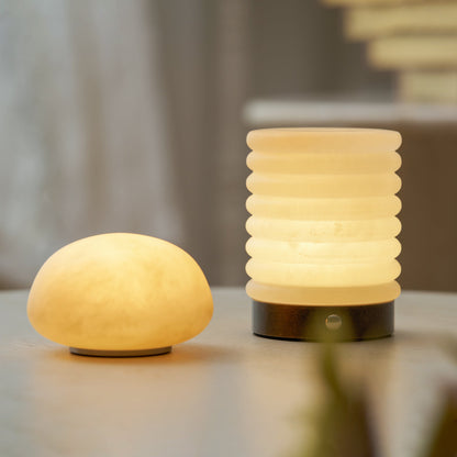 Alabaster Stone Cordless Table Lamp