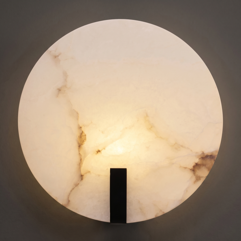Sculptural Alabaster Wall Light