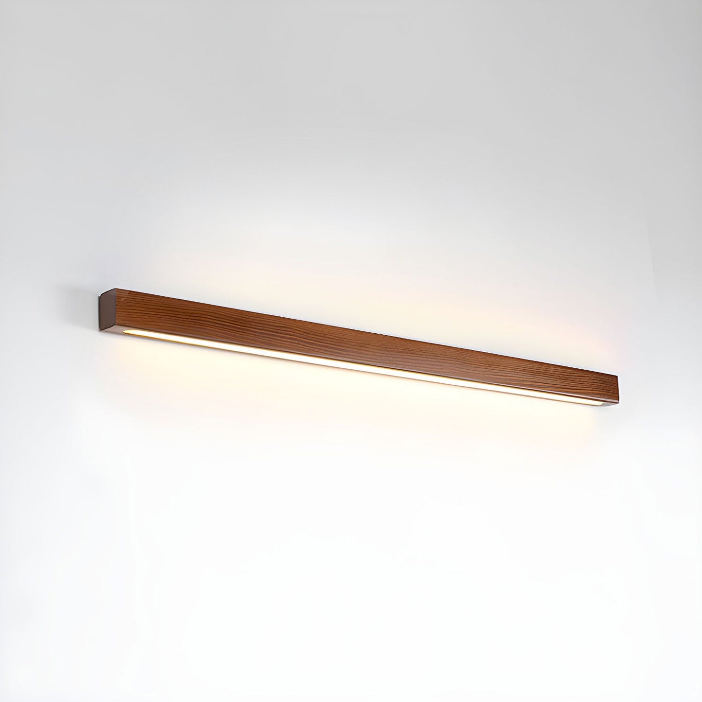 Slim Wood Linear Wall Light