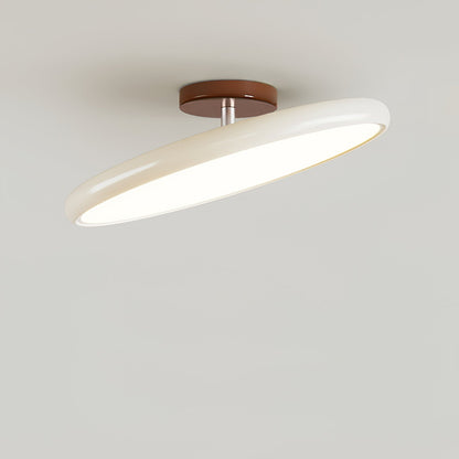 Round Wood Swivel Ceiling Light