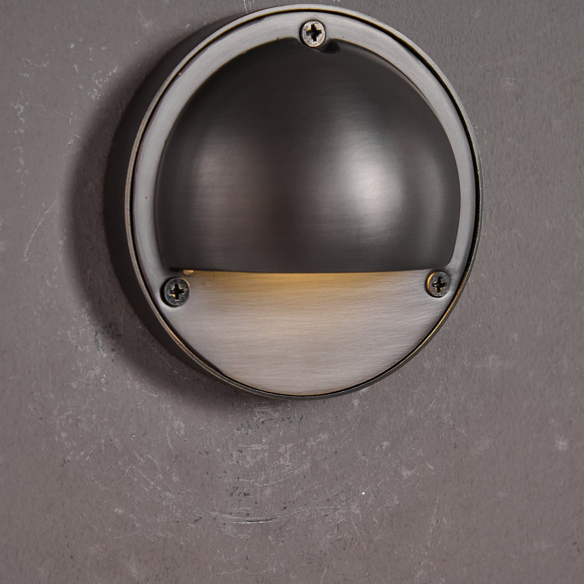 Compact Brass Wall Sconce