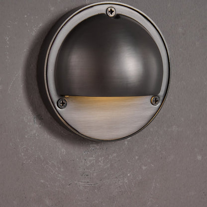 Compact Brass Wall Sconce