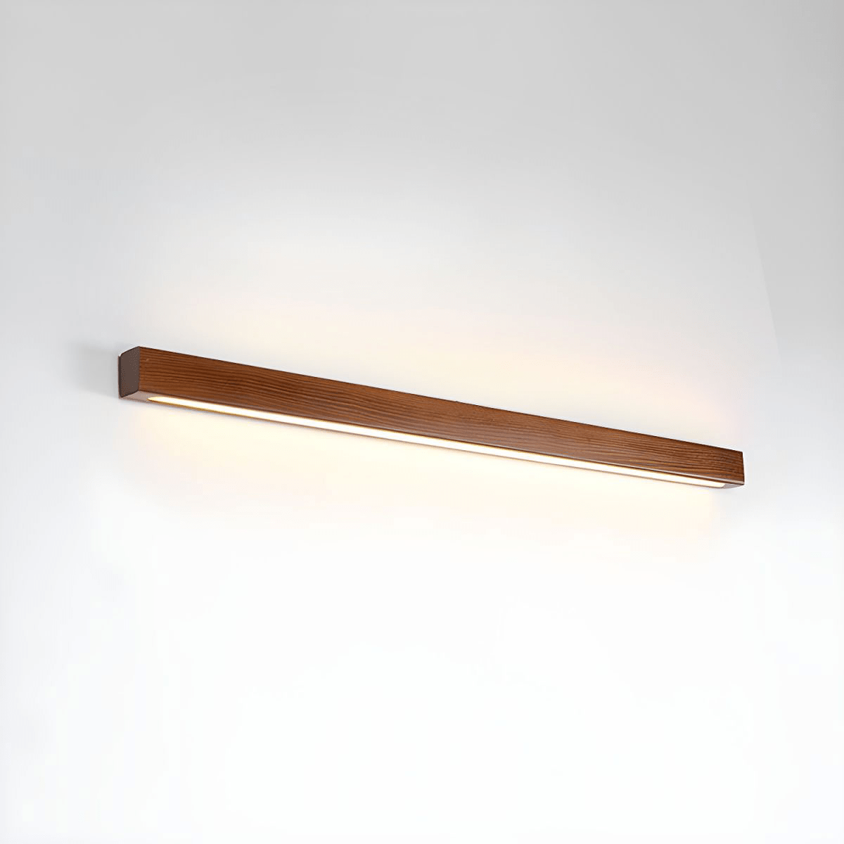 Slim Wood Linear Wall Light