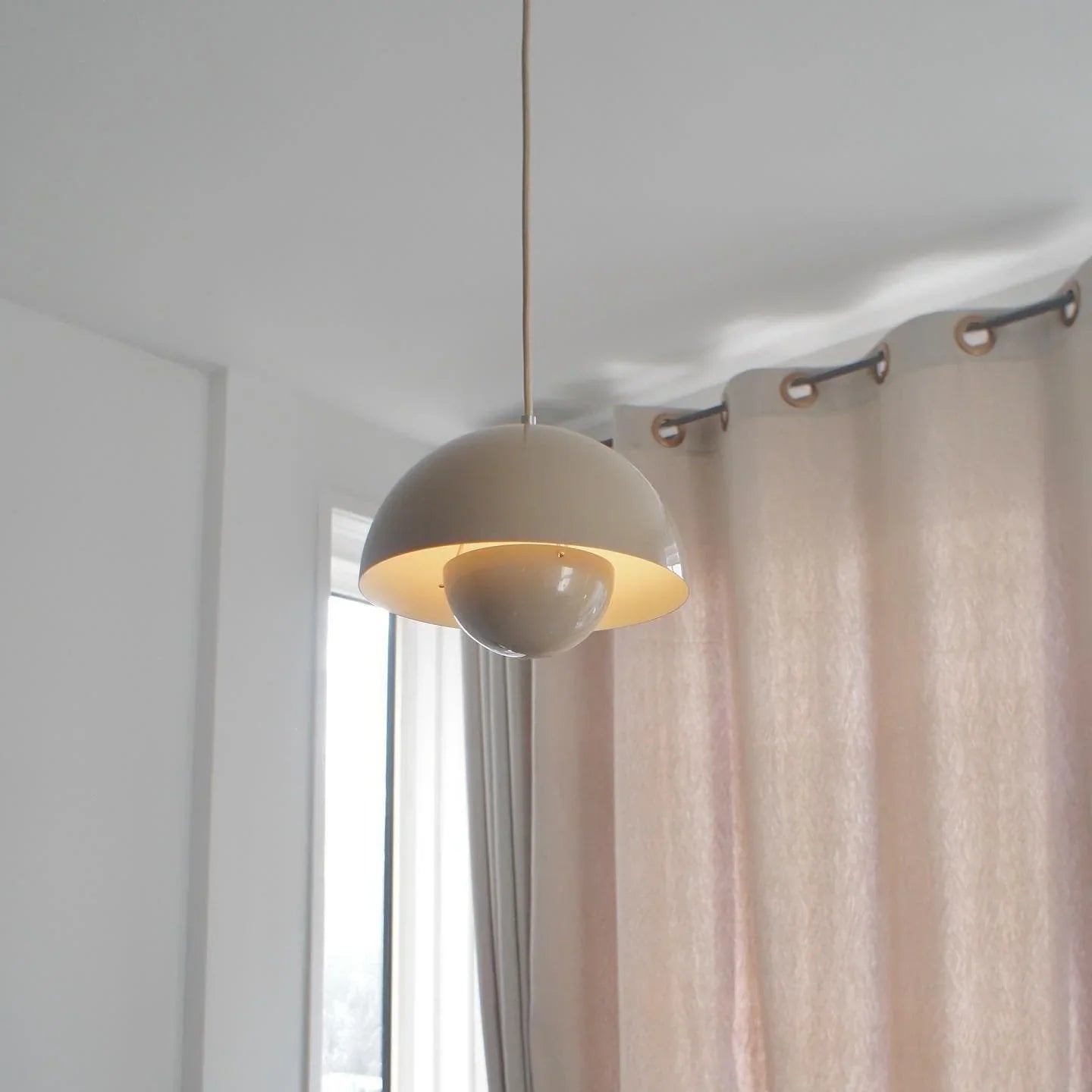Twin Dome Metal Pendant Light