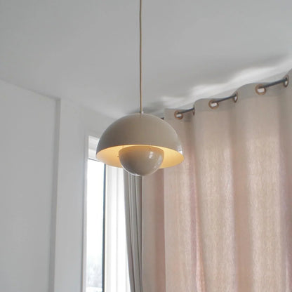 Twin Dome Metal Pendant Light