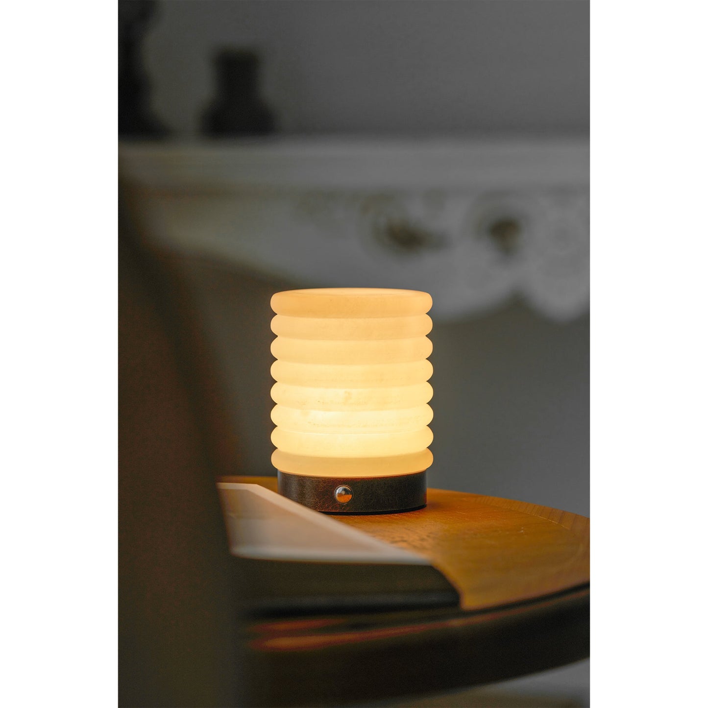 Alabaster Stone Cordless Table Lamp