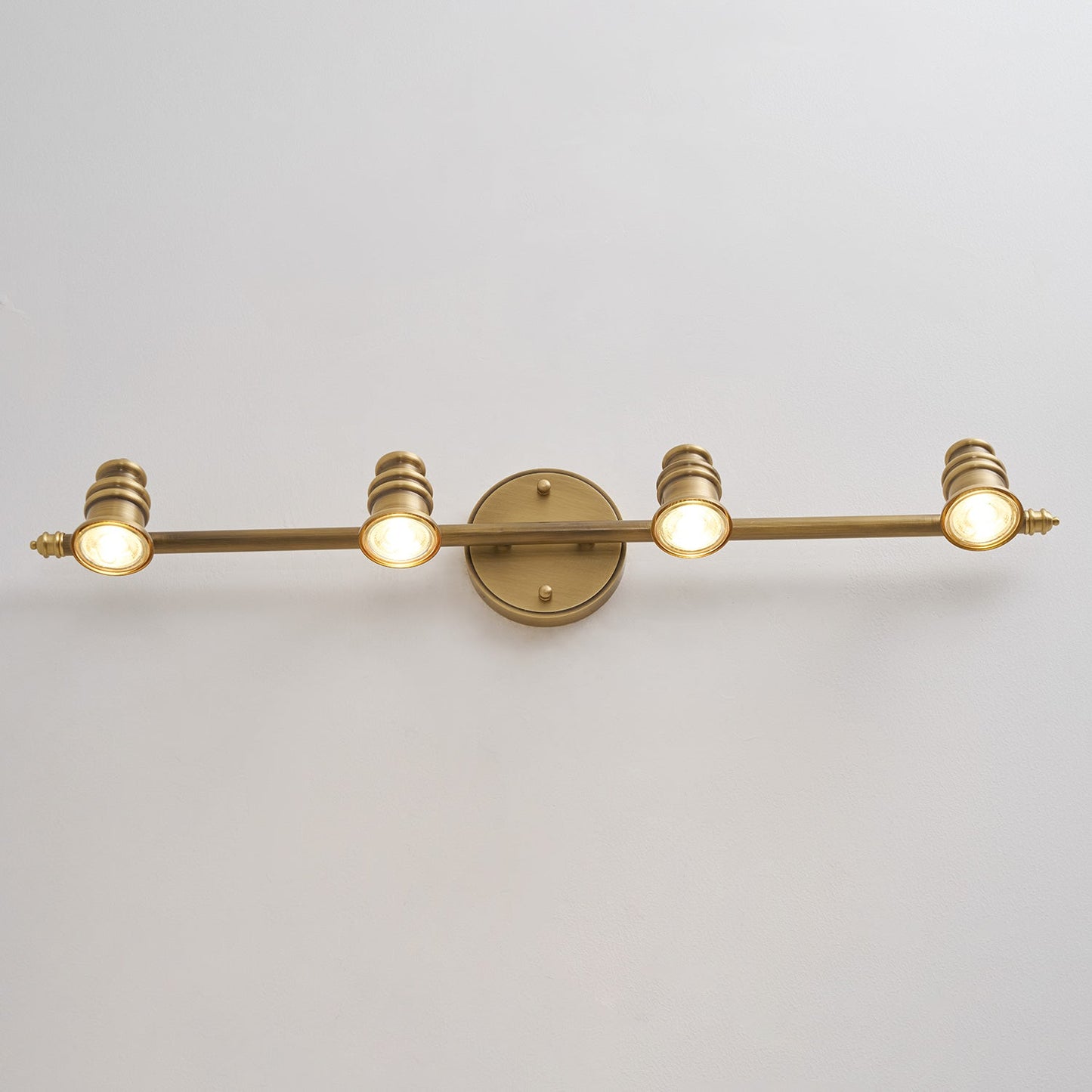 Brass Linear Spotlight Wall Light