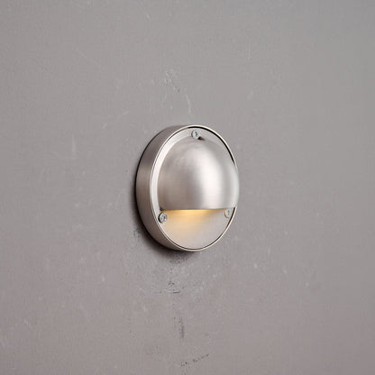 Compact Brass Wall Sconce