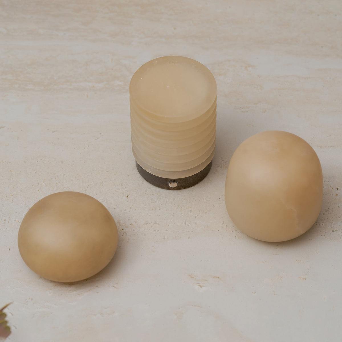 Alabaster Stone Cordless Table Lamp