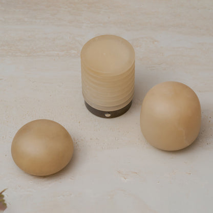 Alabaster Stone Cordless Table Lamp