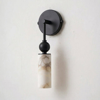 Alabaster Column Wall Light
