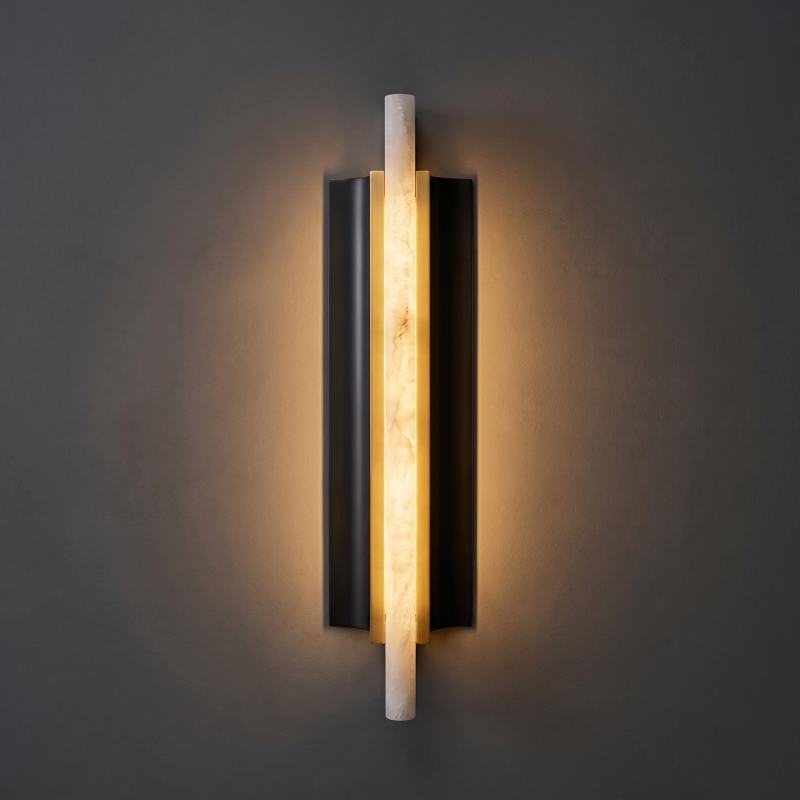 Sculptural Alabaster Wall Light