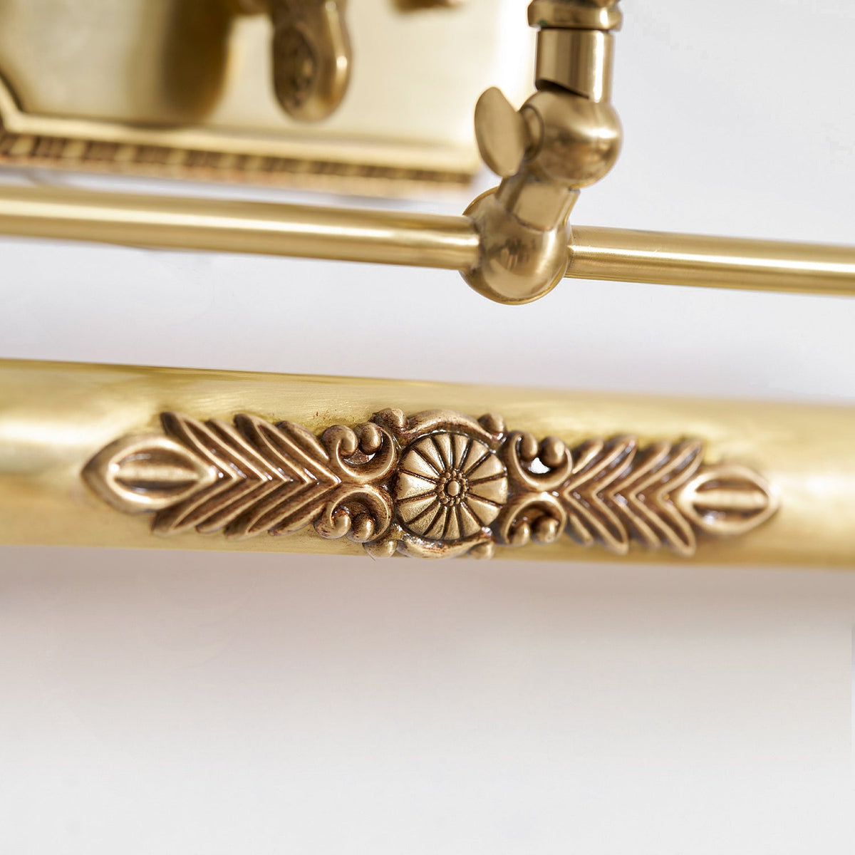 Ornate Brass Picture Wall Light
