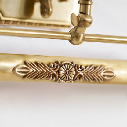 Ornate Brass Picture Wall Light