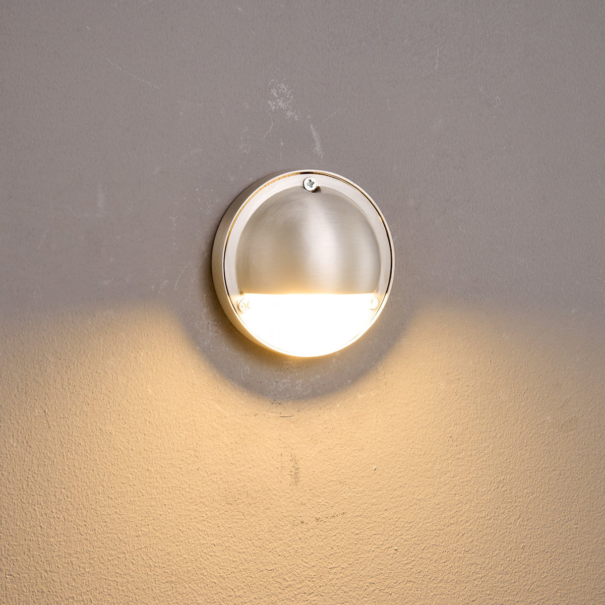 Compact Brass Wall Sconce