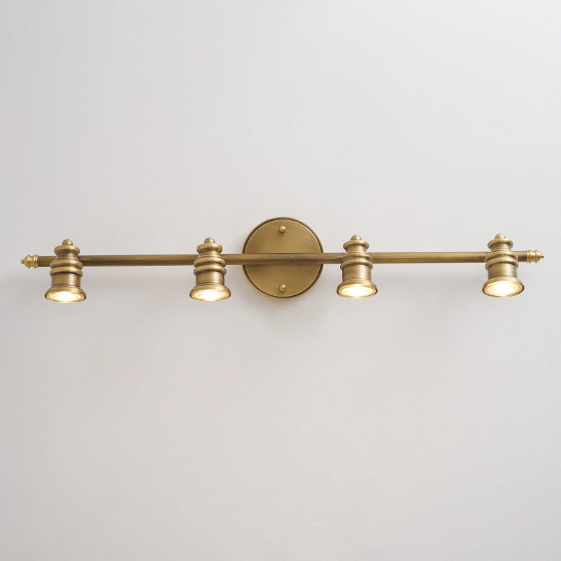 Brass Linear Spotlight Wall Light