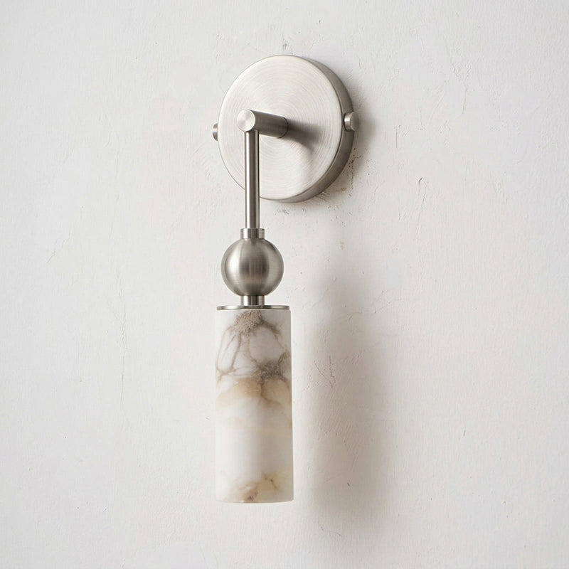 Alabaster Column Wall Light