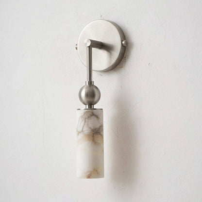 Alabaster Column Wall Light