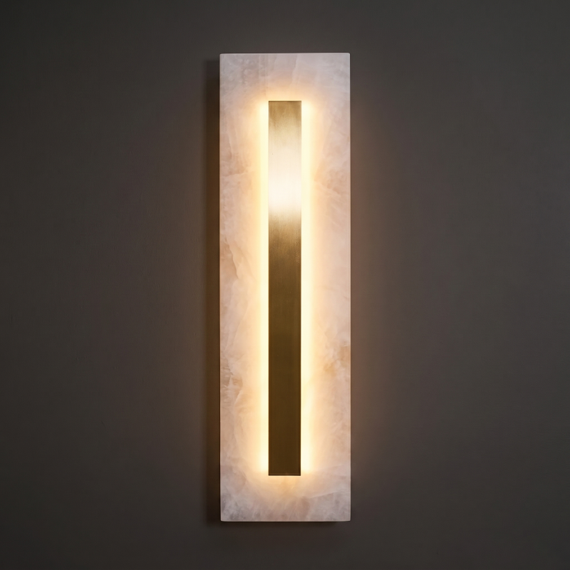 Sculptural Alabaster Wall Light