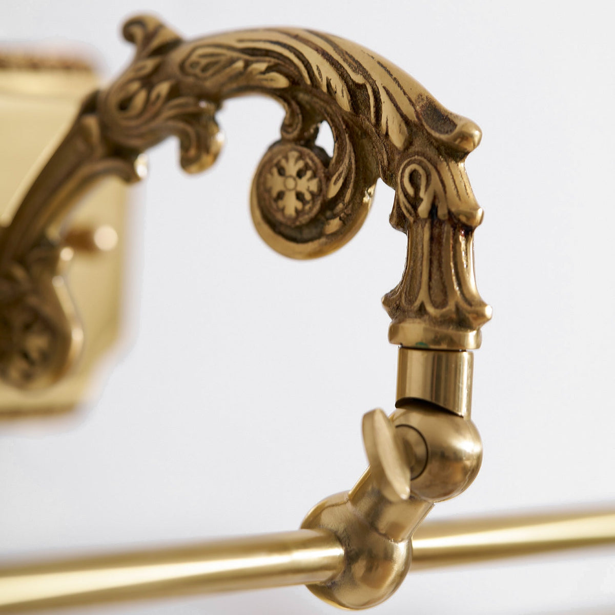 Ornate Brass Picture Wall Light