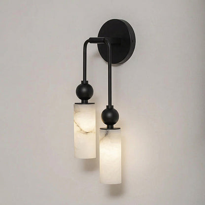 Alabaster Column Wall Light