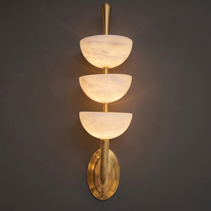 Sculptural Alabaster Wall Light