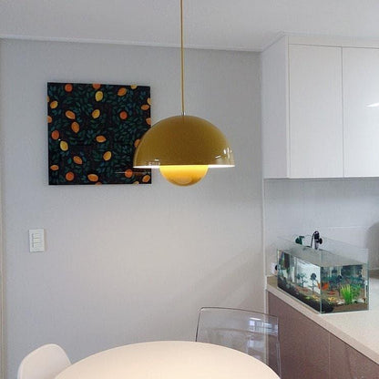 Twin Dome Metal Pendant Light