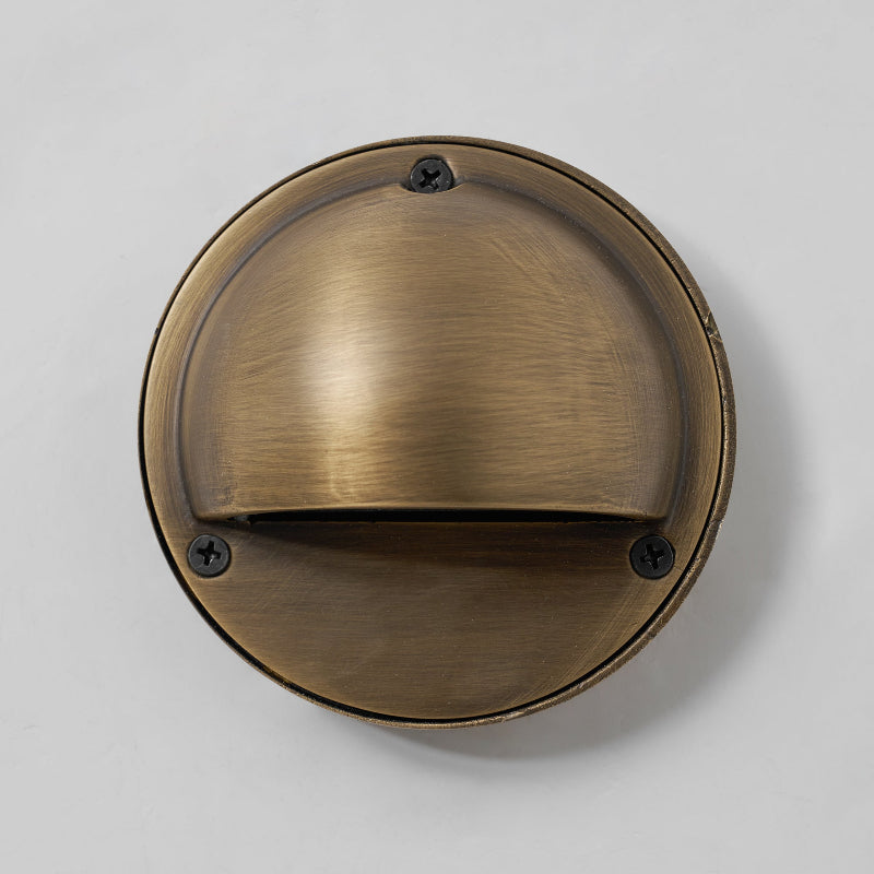 Compact Brass Wall Sconce