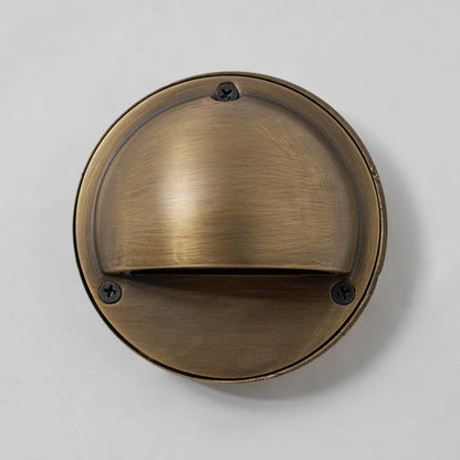 Compact Brass Wall Sconce