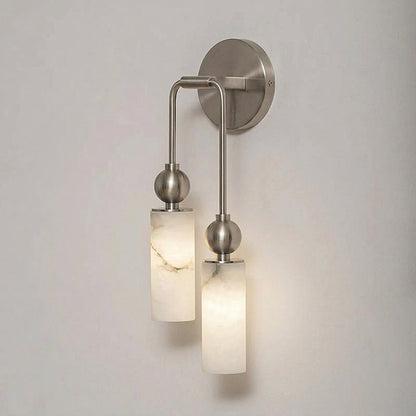 Alabaster Column Wall Light
