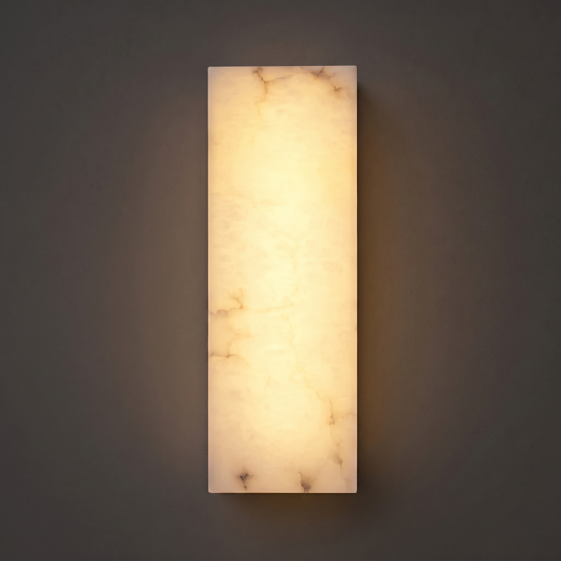 Sculptural Alabaster Wall Light
