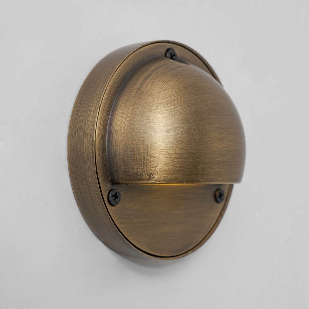 Compact Brass Wall Sconce