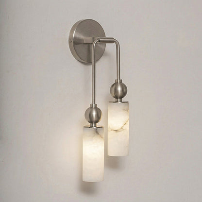 Alabaster Column Wall Light