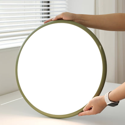 Round Wood Swivel Ceiling Light