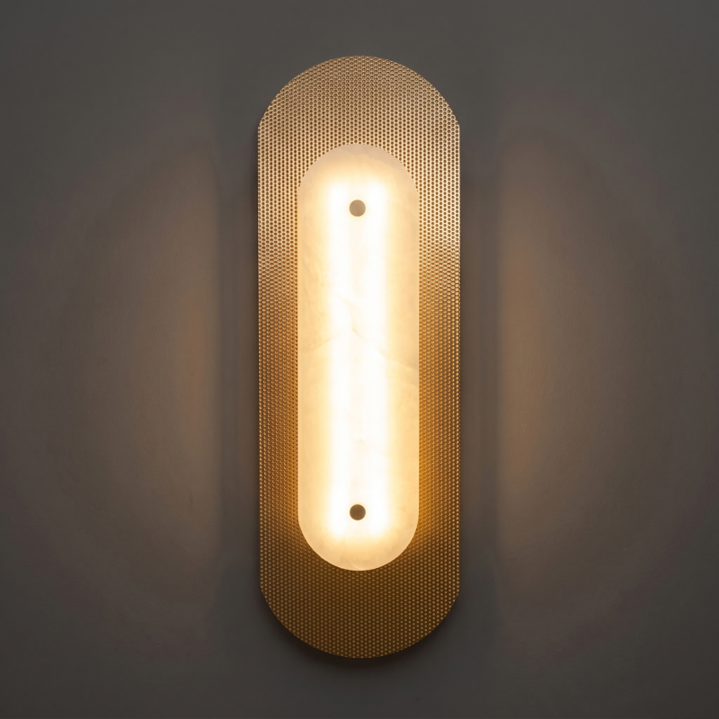 Sculptural Alabaster Wall Light