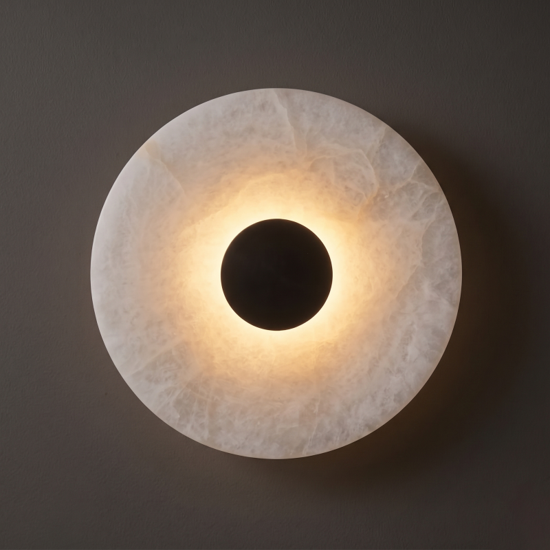 Sculptural Alabaster Wall Light