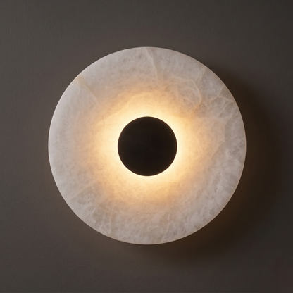 Sculptural Alabaster Wall Light