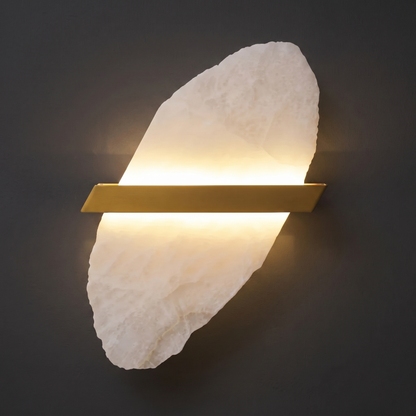 Sculptural Alabaster Wall Light