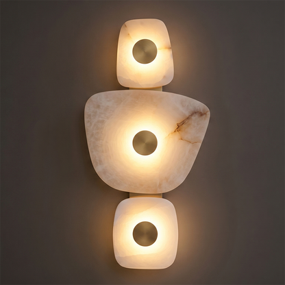 Sculptural Alabaster Wall Light