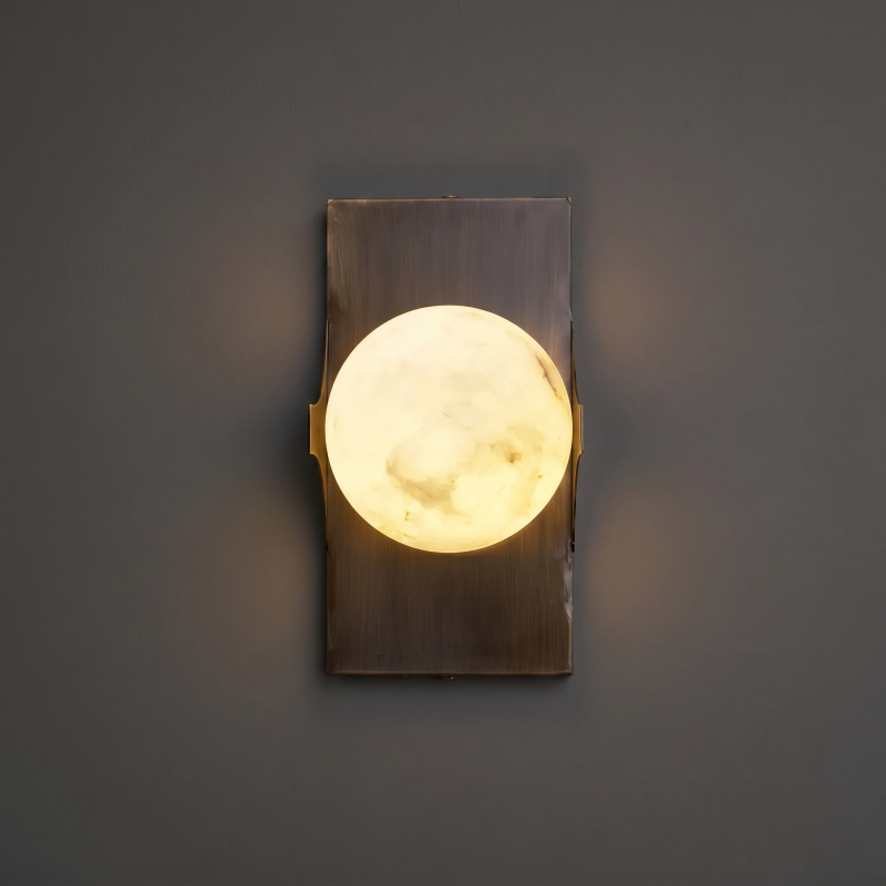 Sculptural Alabaster Wall Light
