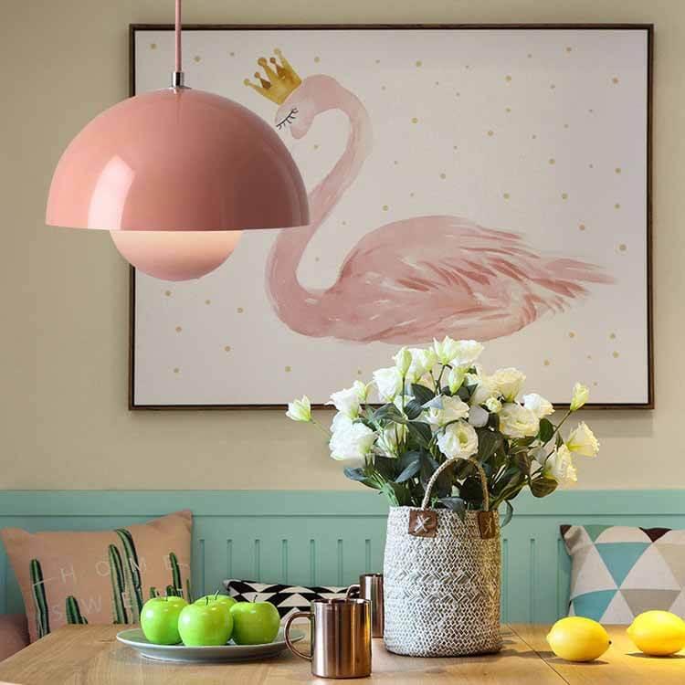 Twin Dome Metal Pendant Light