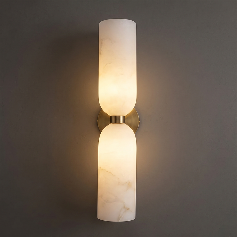 Sculptural Alabaster Wall Light